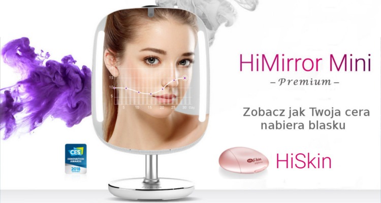 HiMirror Mini Premium interaktywne lusterko do makijażu