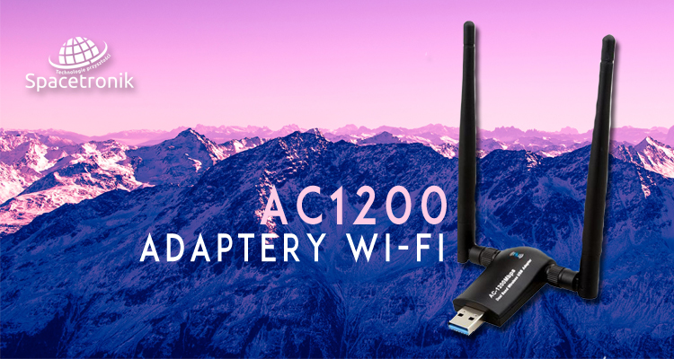 Adapter Wi-Fi AC1200 RT8812BU 5dbi firmy Spacetronik