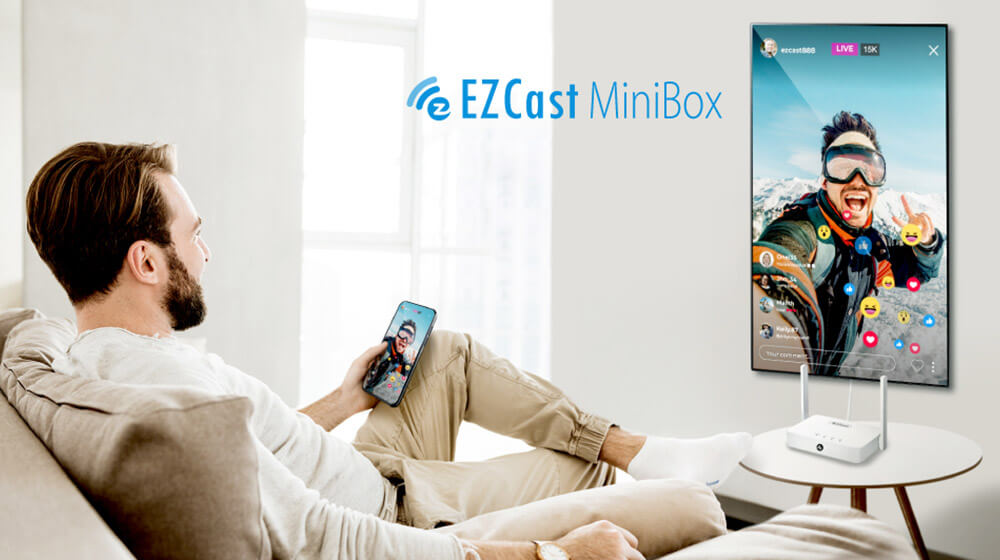 Nowe urządzenie do bezprzewodowej transmisji obrazu – EZCast MiniBox