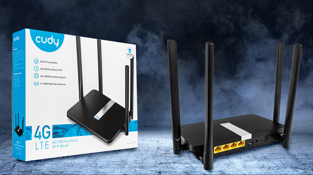 Cudy LT500 LTE AC1200 Dual Band WiFi Router z VPN